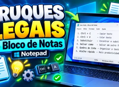 Truques legais no Bloco de notas - Notepad / Mais Tutoriais / MAIS TUTORIAIS