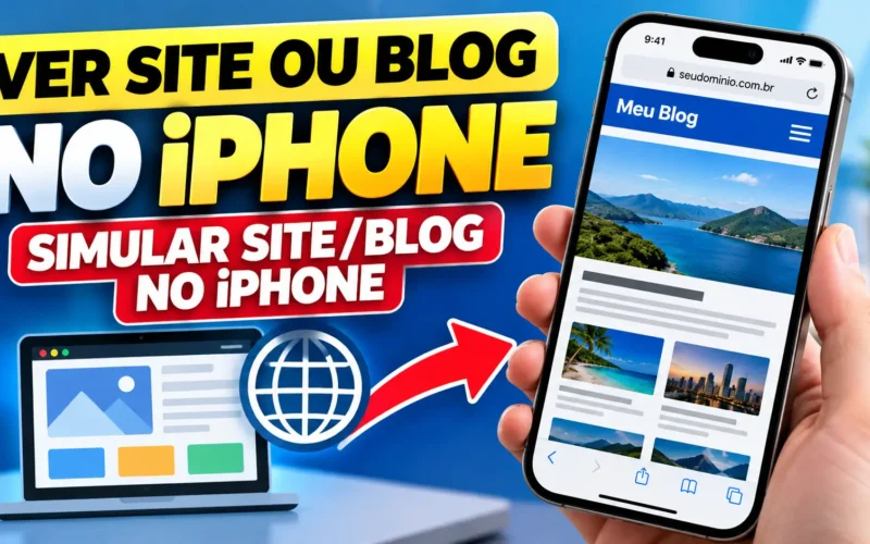 Simular site no iPhone / Site Mais Tutoriais