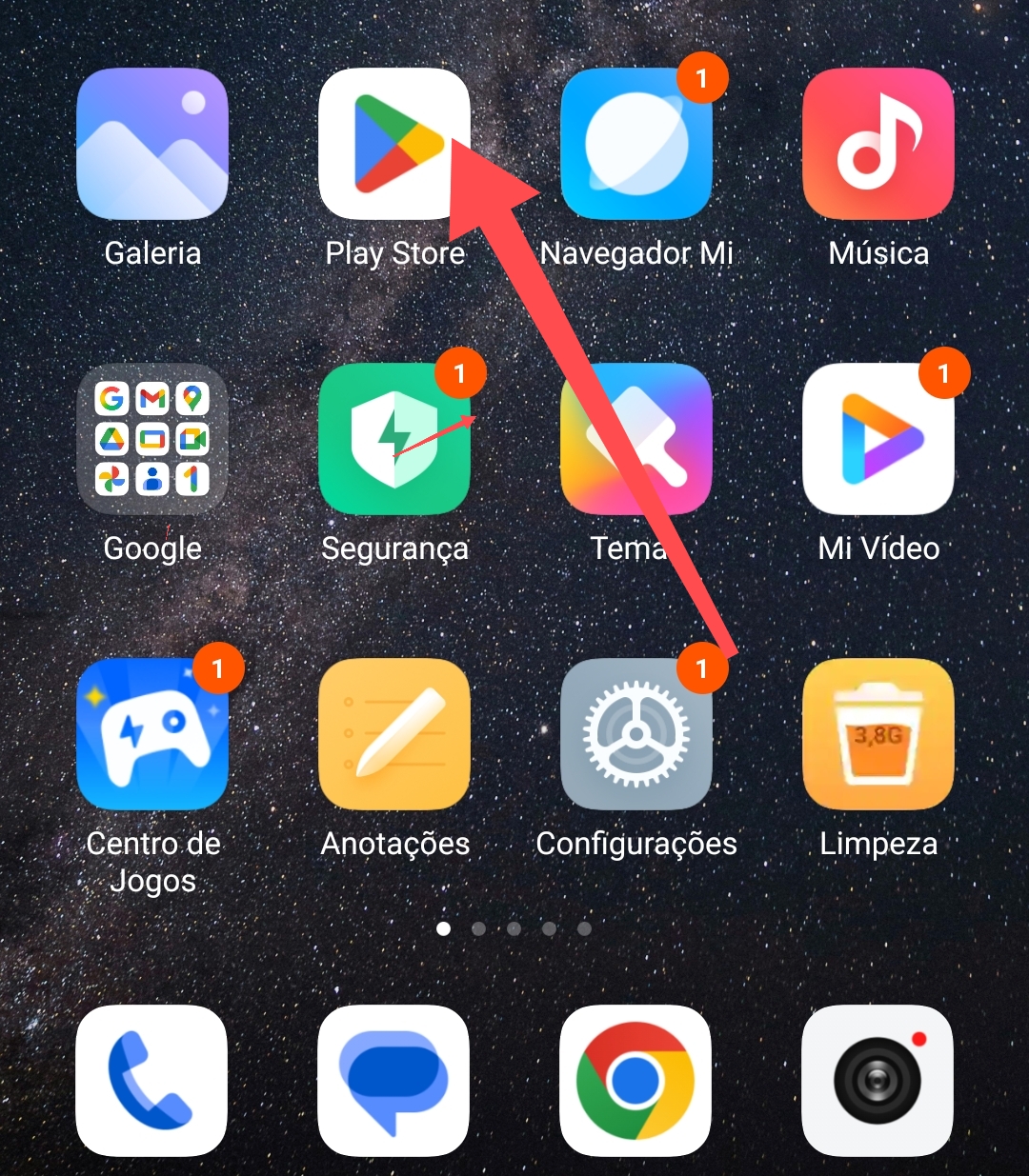 Abrir a Play Store / Mais Tutoriais