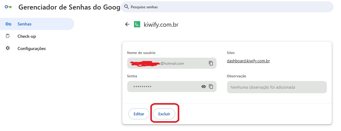 Excluir senhas Google Chrome / MAIS TUTORIAIS 