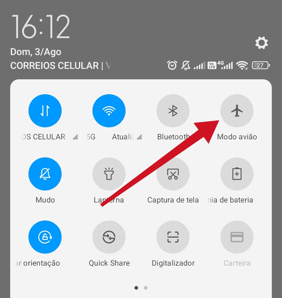 Como ativar modo avião / Mais Tutoriais