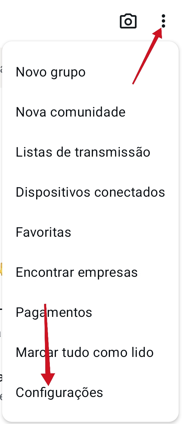 Configurações WhatsApp / Galeria / Mais Tutoriais