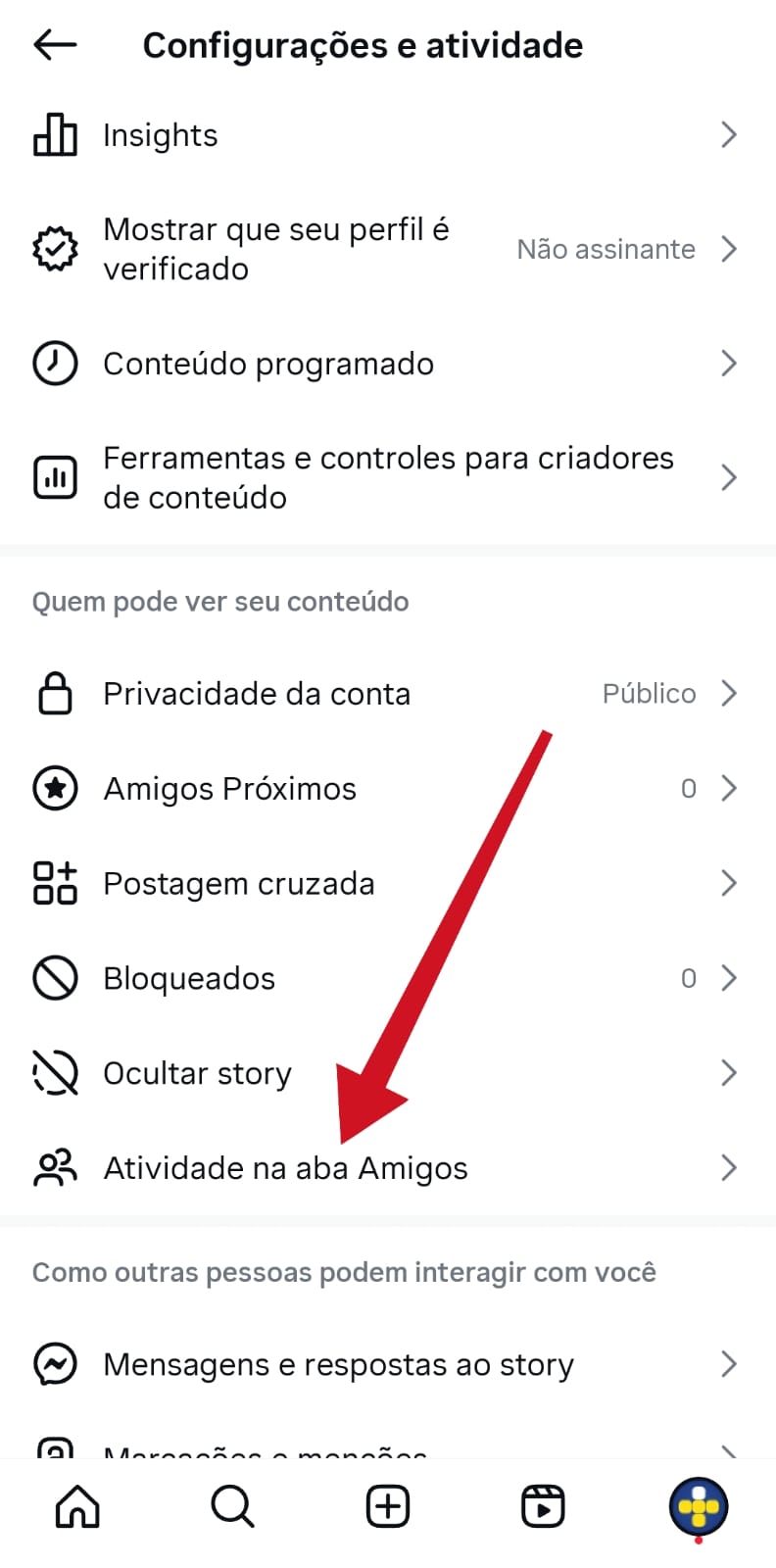 Aba de amigos no Instagram / Mais Tutoriais