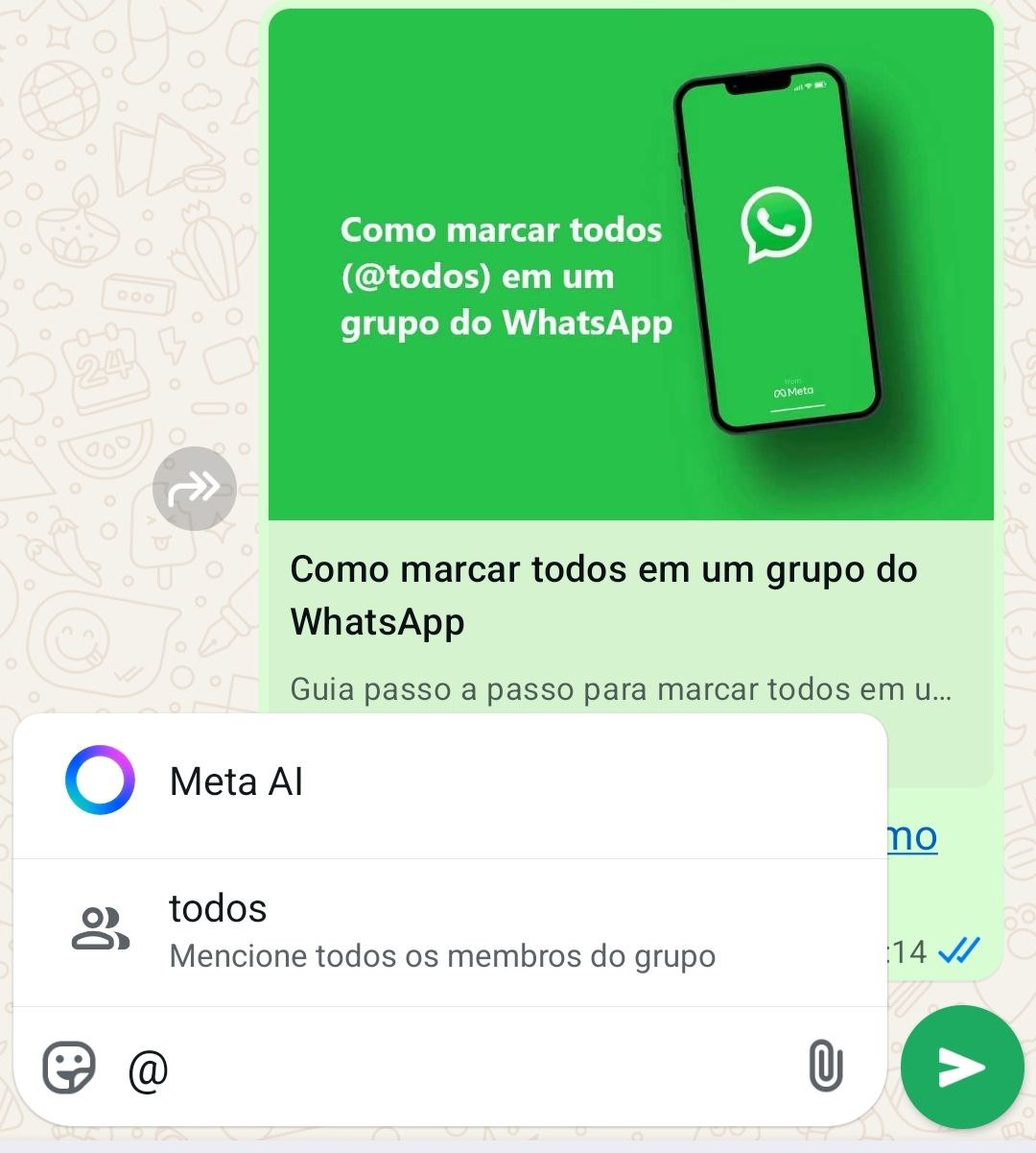 Como marcar todos em um grupo do WhatsApp / Mais Tutoriais