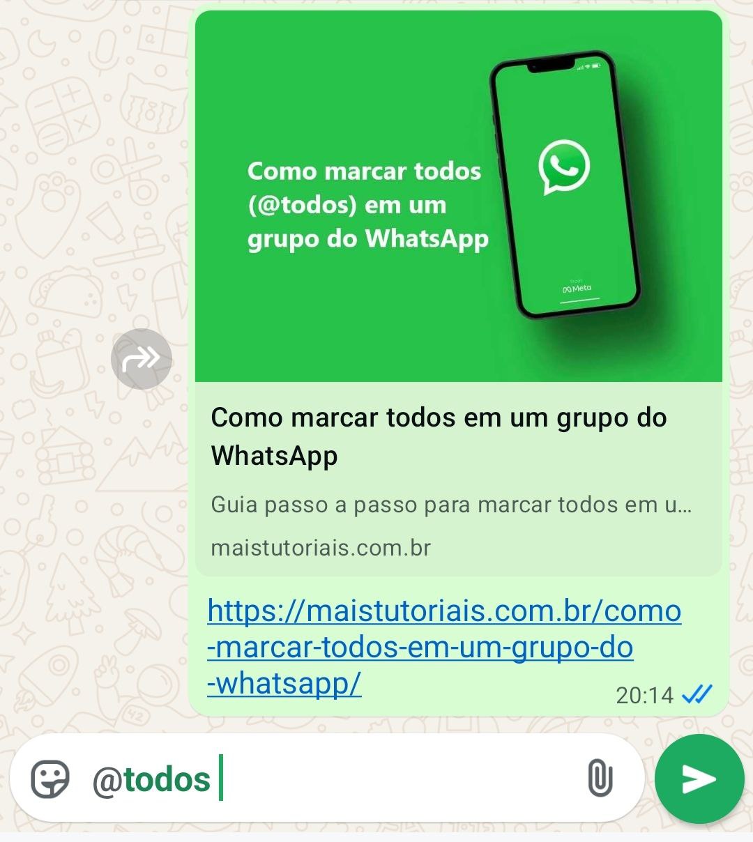 Como marcar todos os membros em um grupo do WhatsApp / Mais Tutoriais