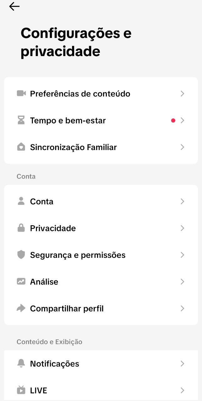 Conta do TikTok / MAIS TUTORIAIS