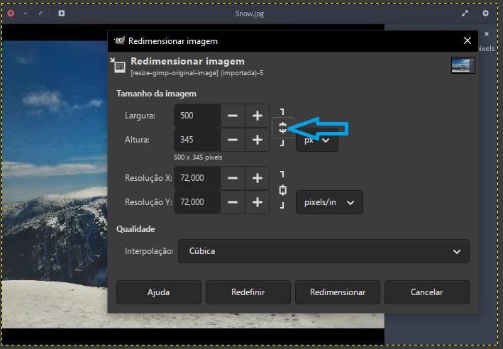 Proporções no GIMP / Mais Tutoriais