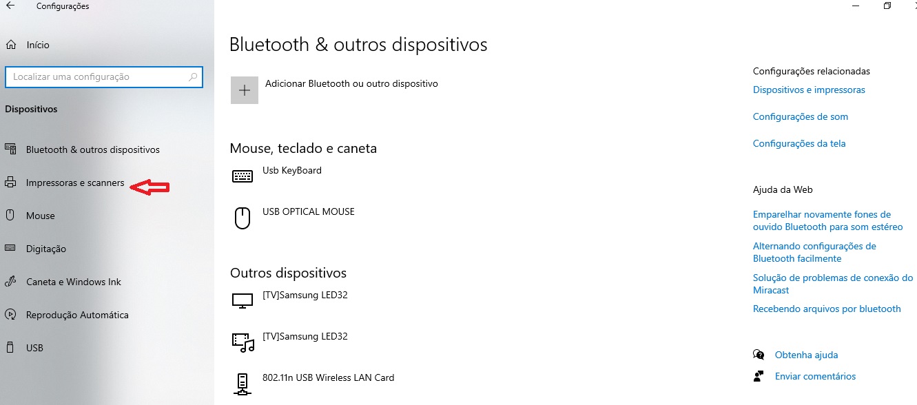 Impressoras e scanners / MAIS TUTORIAIS