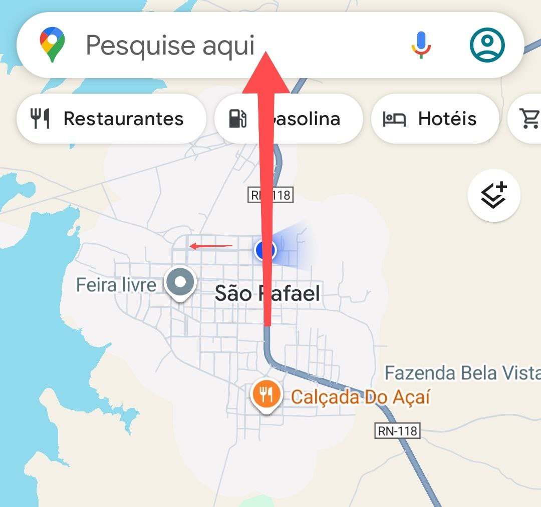 Pesquisar local no Google Maps pelo celular / Mais Tutoriais