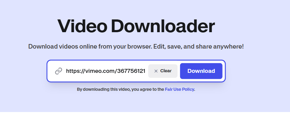 Download video Vimeo / Mais Tutoriais