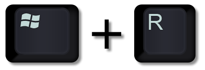 Win + R / Mais Tutoriais
