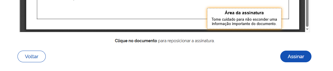 Escolher área da assinatura de documento no gov.br / MAIS TUTORIAIS