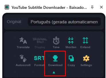 Download Legenda YouTube / maistutoriais.com.br