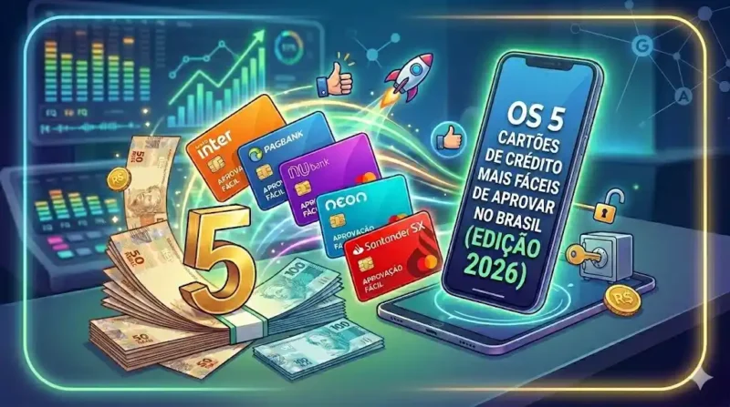 Os 5 Melhores Cartões de Crédito de Fácil Aprovação em 2026 / MAIS TUTORIAIS