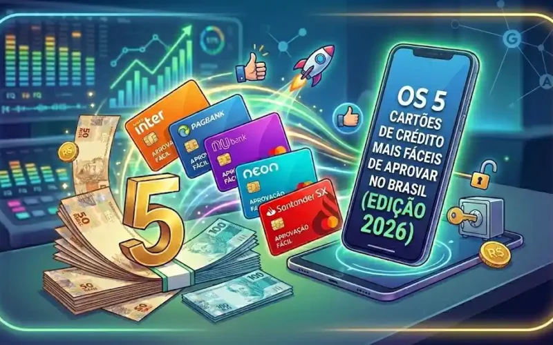 Os 5 Melhores Cartões de Crédito de Fácil Aprovação em 2026 / MAIS TUTORIAIS