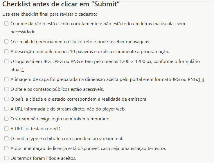 checklist-Rádio-TuneIn