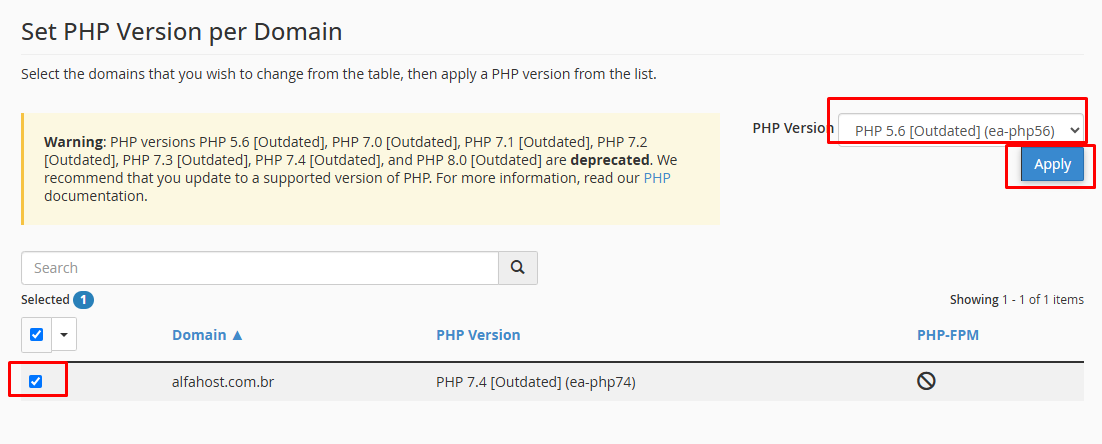 mudar-versão-PHP-cPanel