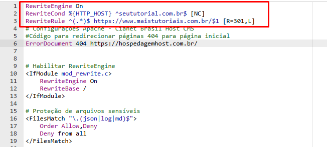 redirecionamento-domínio-MAISTUTORIAIS
