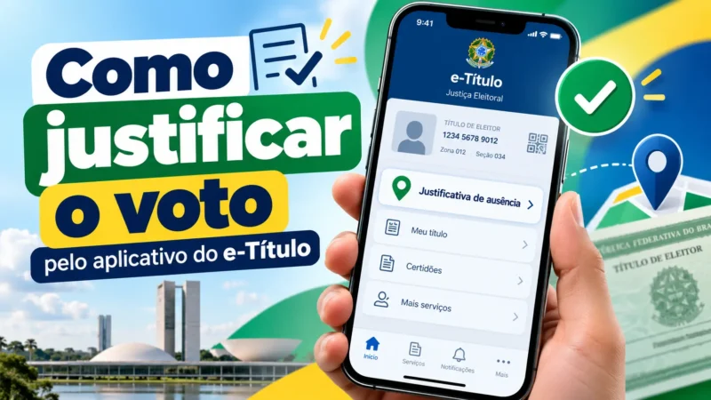 Como Justificar o Voto pelo Aplicativo e-Título / Mais Tutoriais / maistutoriais.com.br/ Como justificar voto eleições / MAIS TUTORIAIS