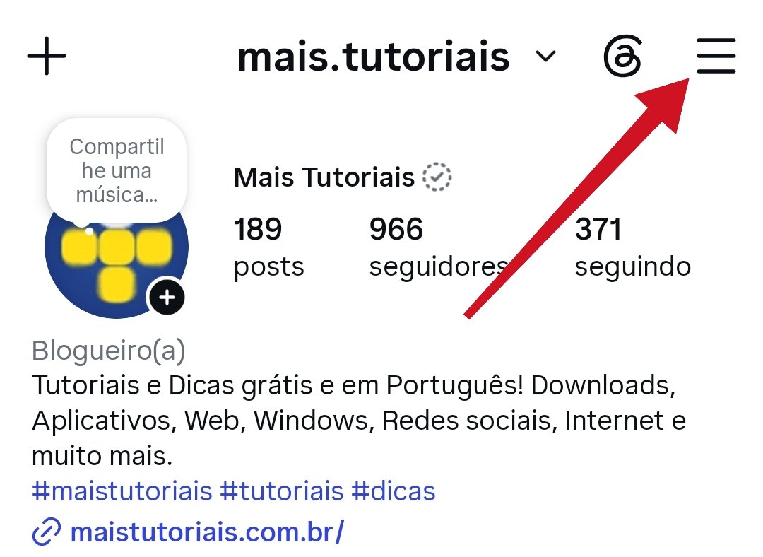 Configurações do Instagram / MAIS TUTORIAIS