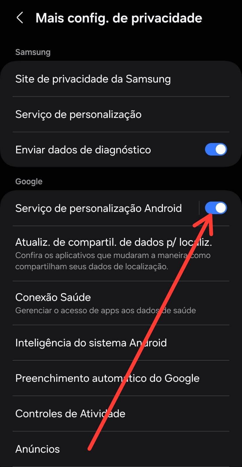 Serviço de personalização Android / Samsung / Mais Tutoriais / SITE MAIS TUTORIAIS